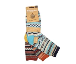 Antonio kirjoneulesukat - Värilajitelma 3-pack 83.00198.99