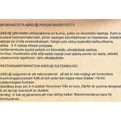 Askel nastakengät - Musta nahka VLB200115