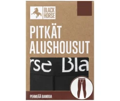 Black Horse kalsarit - Bambu, Musta