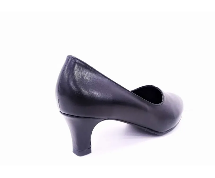 Chantana avokkaat - Musta nahka, V-aukko