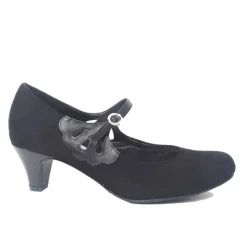 Chantana avokkaat poikkiremmillä / Musta