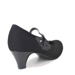 Chantana avokkaat poikkiremmillä / Musta