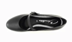 Chantana avokkaat poikkiremmillä / Musta nahka