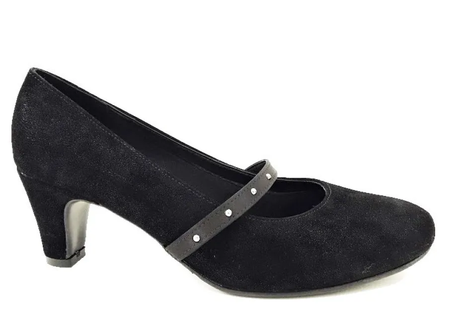 Chantana avokkaat poikkiremmillä / Musta