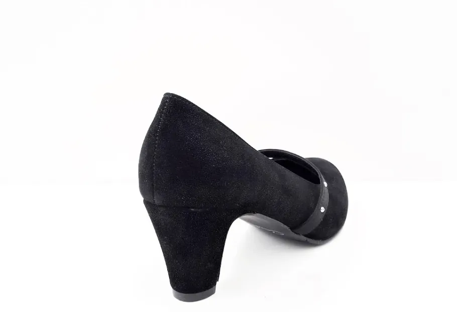 Chantana avokkaat poikkiremmillä / Musta