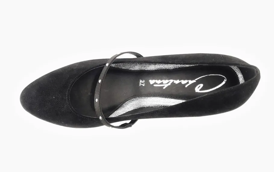 Chantana avokkaat poikkiremmillä / Musta