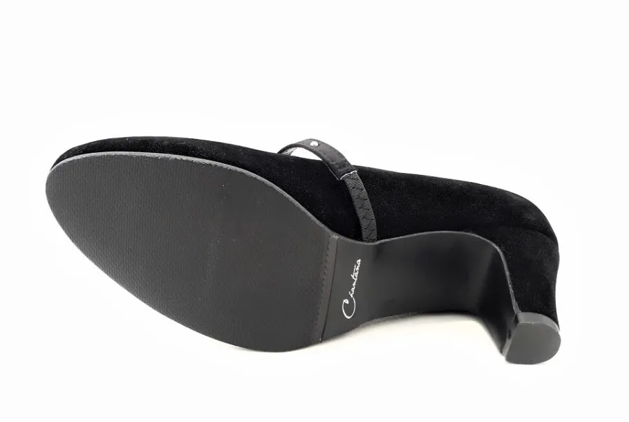 Chantana avokkaat poikkiremmillä / Musta