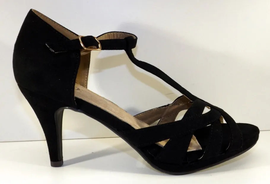 Donna girl juhlasandaali musta