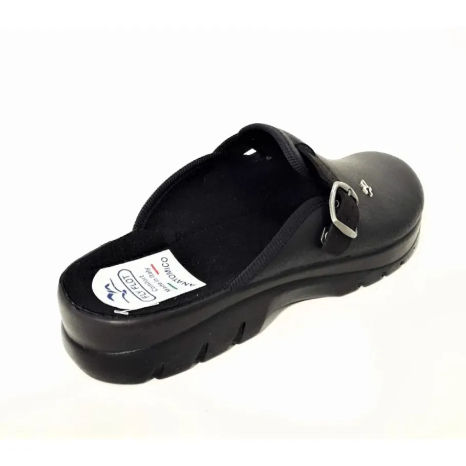 Fly Flot pistokastossut / Musta, solkisäätö