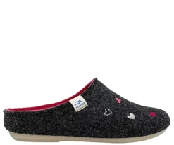 Fly Flot pistokastossut - Sydämet Musta