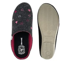 Fly Flot pistokastossut - Sydämet Musta