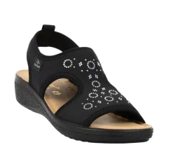 Fly Flot sandaalit - Musta Timantti 1525-5576-82