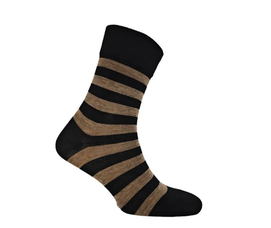 GreenGo merinovillasukat - Musta/Ruskea 7910