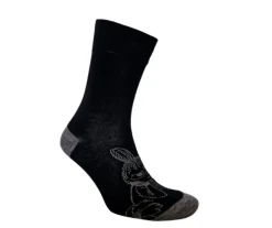 GreenGo muumi merinovillasukat - Musta Pikku Myy MUUMI1014V