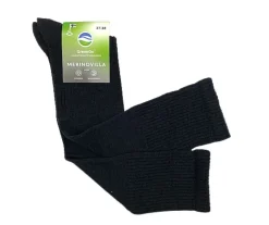 GreenGo polvisukat - Merinovilla Musta