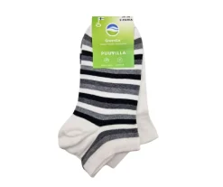 GreenGo puuvillasukat - Harmaa/Valkoinen 2-pack
