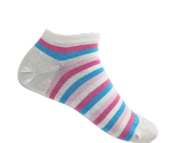 GreenGo puuvillasukat - Pinkki/Valkoinen 2-pack