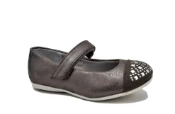 Gulliver lasten ballerinat / Hohtava tummanbeige, timanttikoristeet