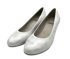 Jana avokkaat - white/silver 22477