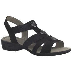 Jana sandaalit - Musta 8-28165-20