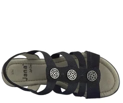 Jana sandaalit - Musta 8-28165-20