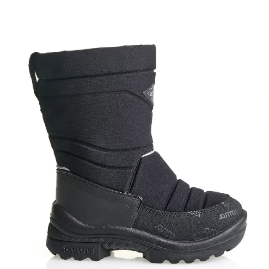 Kuoma lasten talvikengät - Putkivarsi Musta