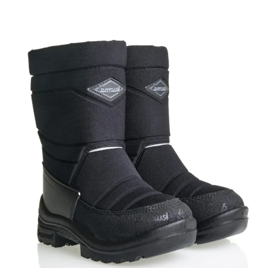 Kuoma lasten talvikengät - Putkivarsi Musta