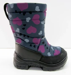 Kuoma lasten talvikengät - Putkivarsi Harmaa Sydäntalvi