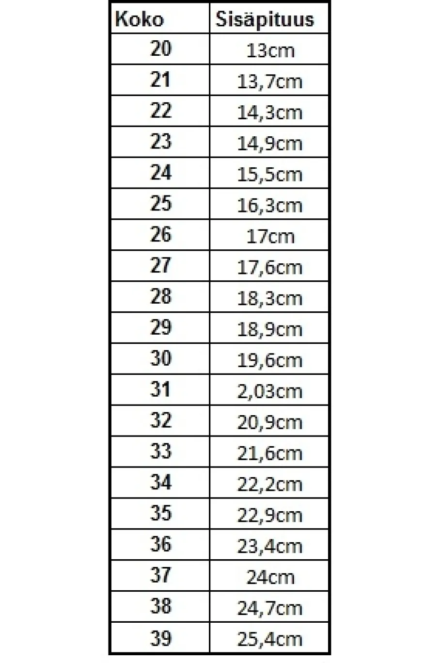 Kuoma talvikengät - Putkivarsi, Musta 36-39