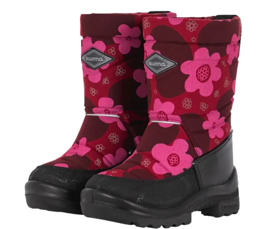 Kuoma talvikengät - Putkivarsi Viininpunainen Ulpukka