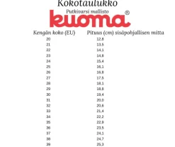 Kuoma talvikengät - Universal, Musta