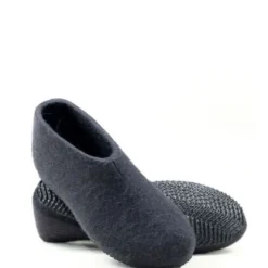 Lahtiset varrettomat huopatossut - Hiili