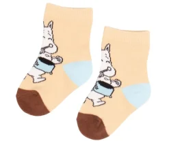 Lasten muumisukat - Muumipeikko Beige
