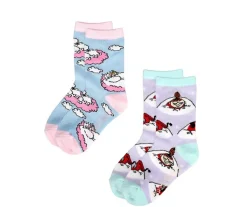 Lasten muumisukat 2-pack - Niiskuneiti ja Pikkumyy