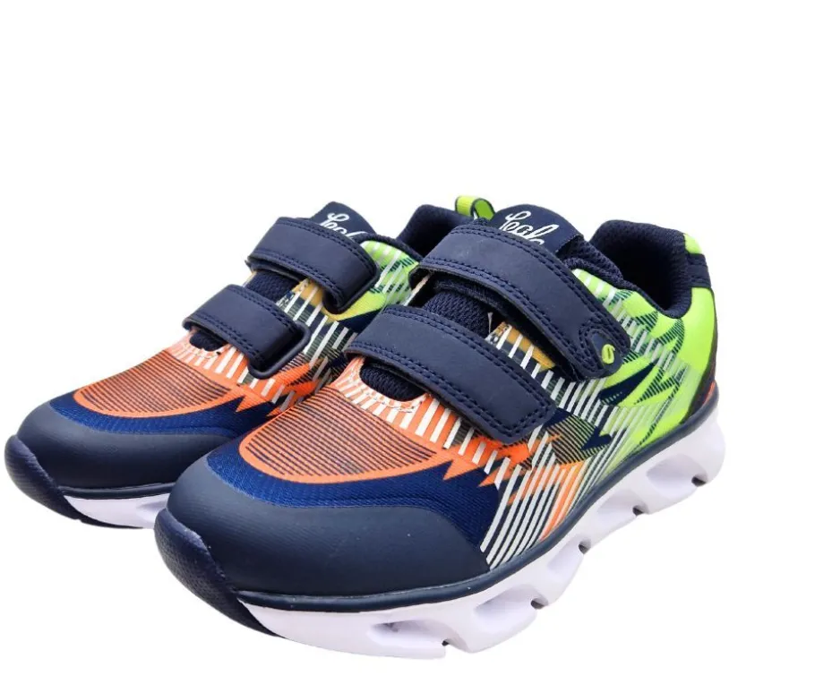 Leaf vilkkulenkkarit - Skalka Navy/Lime LSKAL101F