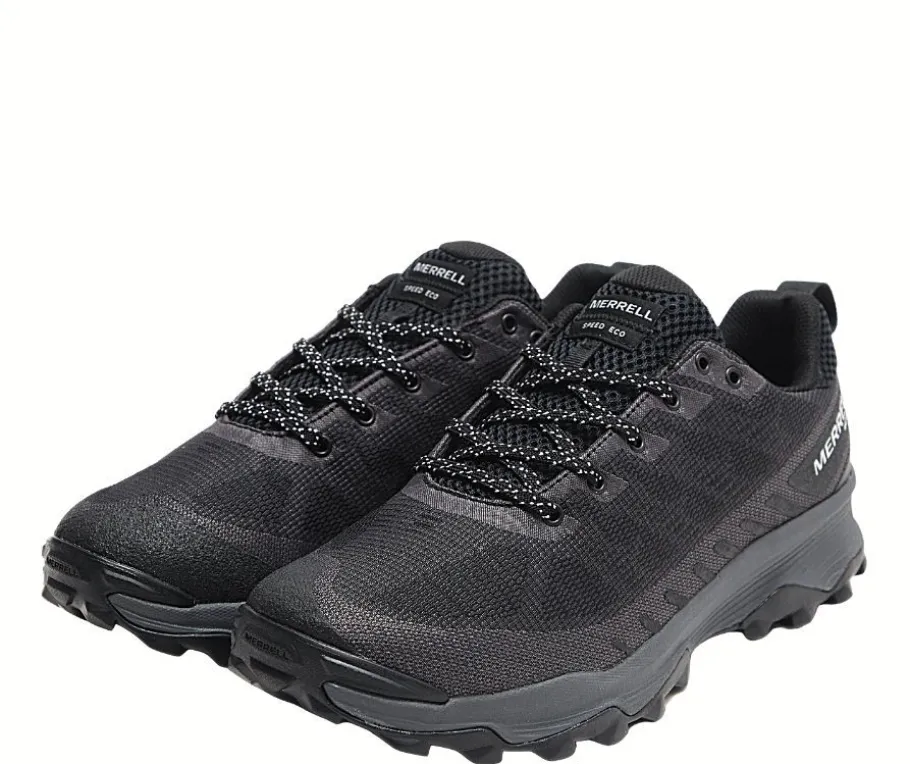 Merrell vaelluskengät - Speed Eco WP Black/Asphalt J036997