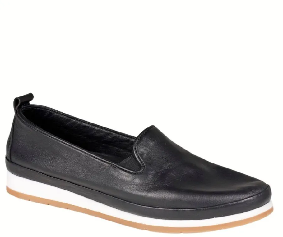 Migant kävelykengät - Nahkaa Musta L921-1