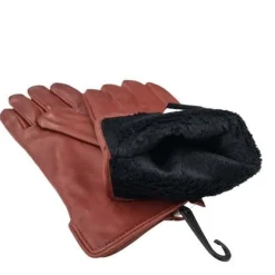 Migant miesten nahkahanskat - Konjakinruskea NPG118
