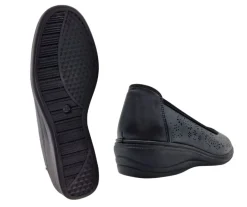 Mode Erika ballerinat - Musta 246-1042K