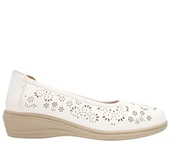 Mode Erika ballerinat - Valkoinen 246-1042K