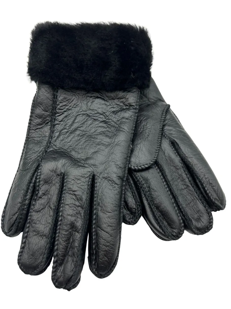 Mutka kelsisormikkaat - Black aitoturkisvuori 2379C