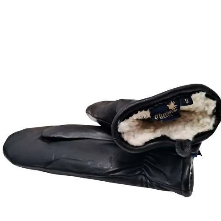 Mutka miesten nahkarukkaset - Musta 1634M