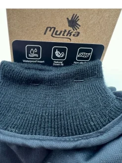 Mutka miesten untuvarukkaset - Musta 1588A