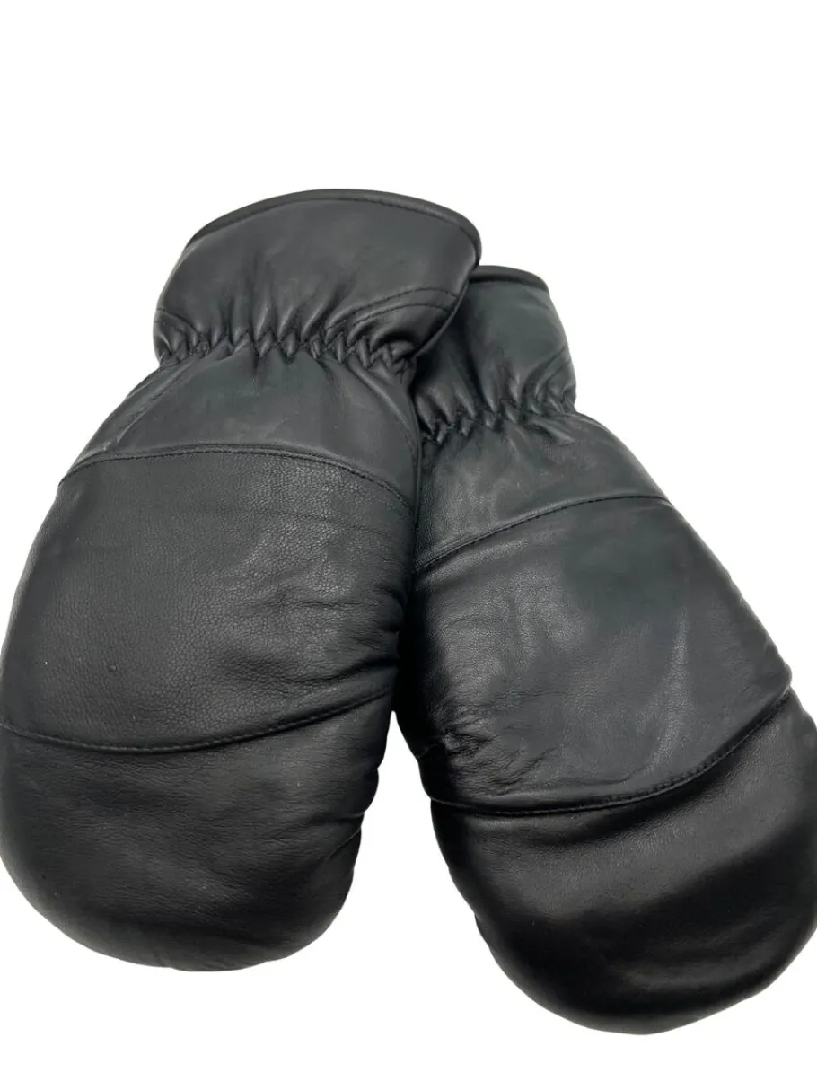 Mutka naisten ja nuorten palanahkarukkaset - Aitoturkisvuori Musta 2635MS