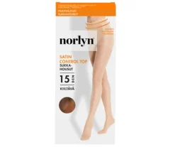 Norlyn sukkahousut - Satin Control 15 DEN Sand