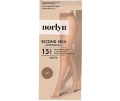 Norlyn sukkahousut - Second Skin 15den Matta Sun