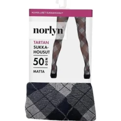 Norlyn sukkahousut - Tartan 50DEN, Matta