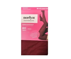 Norlyn sukkahousut - Vaaterauha Matta Burgundy 80DEN A41652