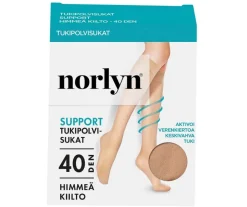 Norlyn tukipolvisukat - Support 40 DEN 36-41