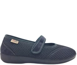 OrtoMed ballerinat - Tarrakiinnitys Musta/Musta